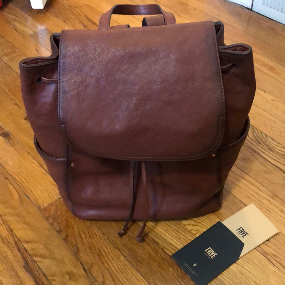 Frye Olivia Leather Backpack